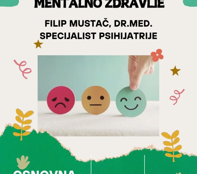 Poziv roditeljima na predavanje: “Međuvršnjačko nasilje i mentalno zdravlje, srijeda 17.12.2025. u 18:00 sati